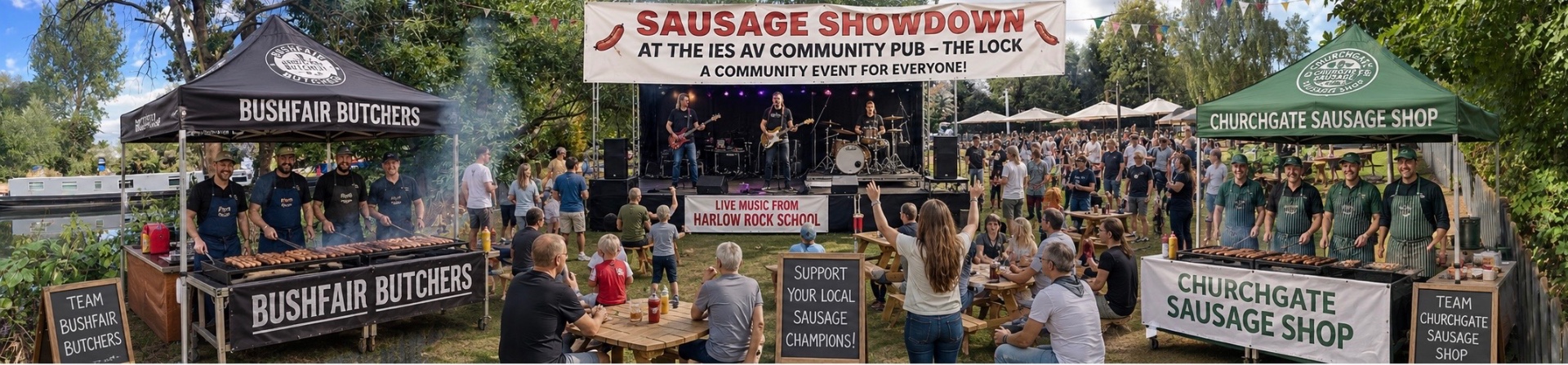 Community events by the water